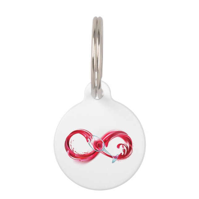 Médaillon Pour Animaux Infinity (Devant)