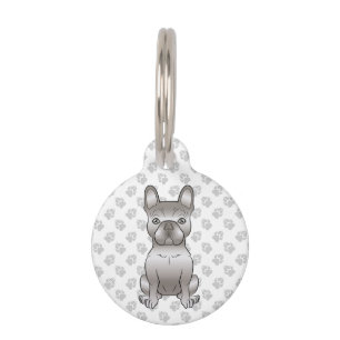 Médaillon Pour Animaux Isabella French Bulldog Frenchie Dog & Pet's Info