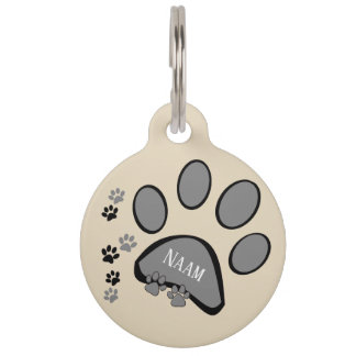 Médaillon Pour Animaux Jaune