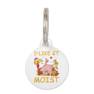 Médaillon Pour Animaux Je L'Aime Moist Funny Turquie Dîner Thanksgiv