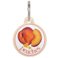 Je m'appelle Peaches Georgia Peach Fruit Heart