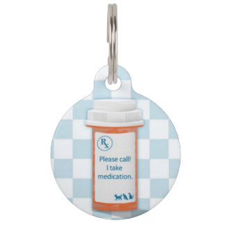 Médaillon Pour Animaux Je prends l'étiquette d'identification d'animal