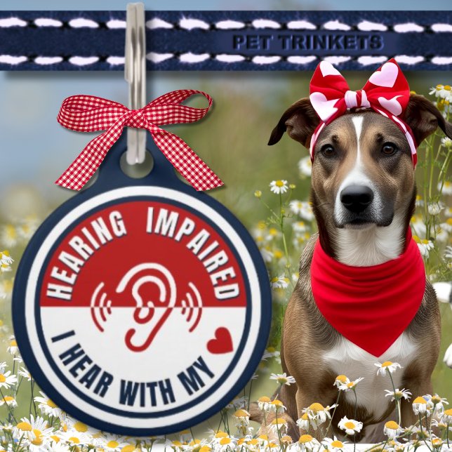 Médaillon Pour Animaux J'Entends Avec Mon Coeur Un Malheureux (Créateur téléchargé)