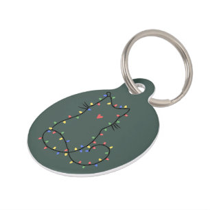 Médaillon Pour Animaux Joli chat Noël Maman chat drôle Noël amateur de ch