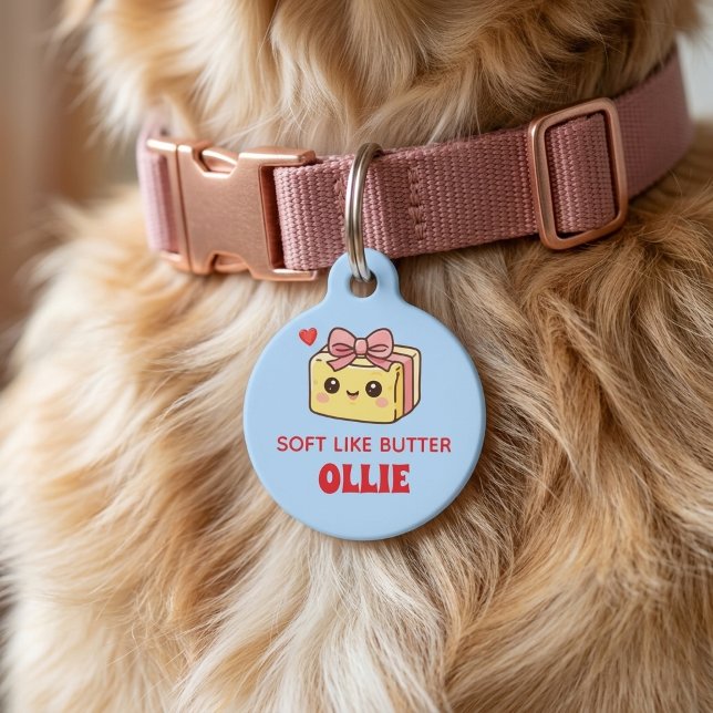 Médaillon Pour Animaux Joli Collier d'Identification pour Chien Papillon  (Créateur téléchargé)