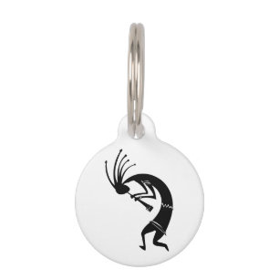 Médaillon Pour Animaux Joueur de cannelure de Kokopelli Thunder_Cove