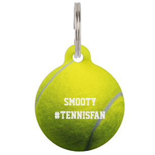 Médaillon Pour Animaux Joueur de jeu de balle de tennis