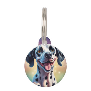 Médaillon Pour Animaux Joyeux animal de compagnie de chien dalmate