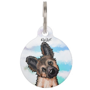 Médaillon Pour Animaux KiniArt Tague d'identification pour chien Berger A