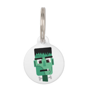 Médaillon Pour Animaux La tête du monstre Frankenstein
