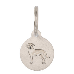 Médaillon Pour Animaux Labrador Retriever crème Chien Lab Cartoon Mignon