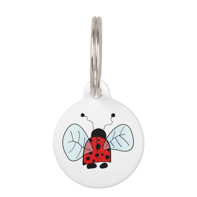 Médaillon Pour Animaux Ladybug (Devant)