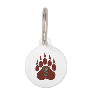 Médaillon Pour Animaux Lavette Brown