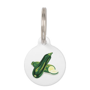 Médaillon Pour Animaux Légumes de Zucchini