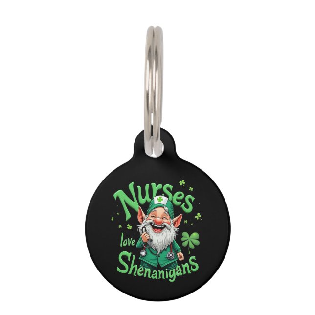 Médaillon Pour Animaux Les infirmières aiment les frasques Célébrez la Sa (Devant)