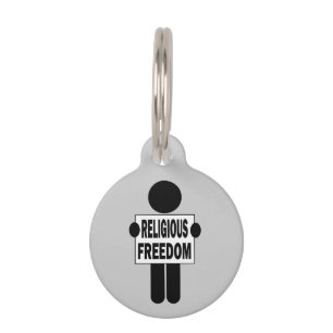 Médaillon Pour Animaux Liberté religieuse