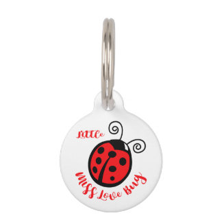 Médaillon Pour Animaux Little Miss Love Bug