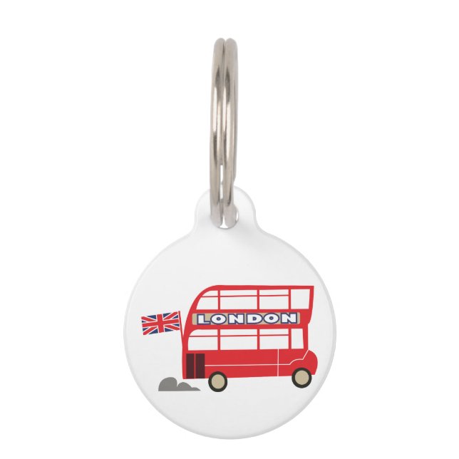 Médaillon Pour Animaux Londres (Devant)