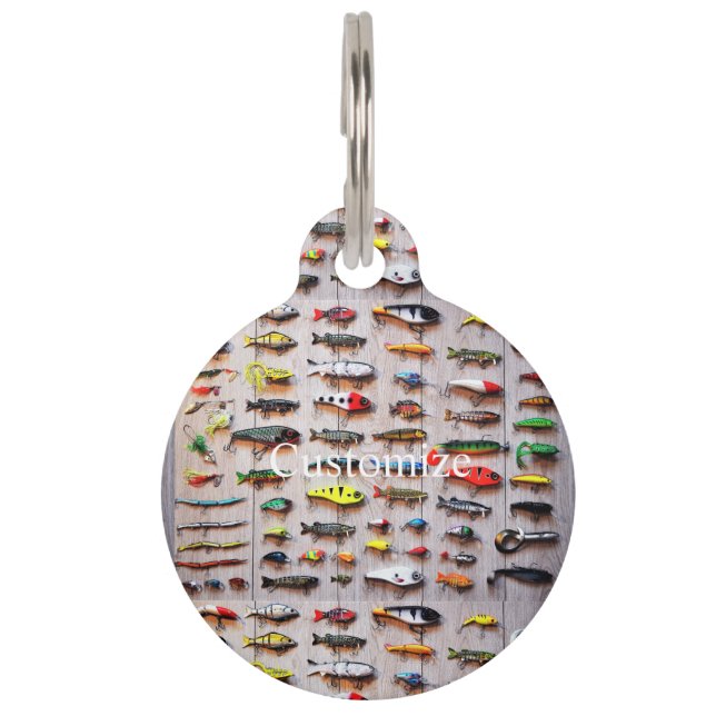 Médaillon Pour Animaux Lures de pêche classique Thunder_Cove (Devant)
