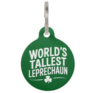 Médaillon Pour Animaux Lutins de la Saint-Patrick le plus grand du monde