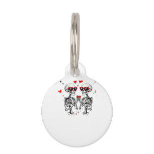 Médaillon Pour Animaux Mains Coeur Squelette Pour Trending