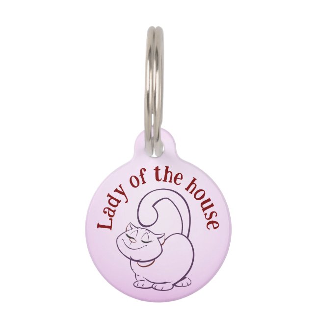 Médaillon Pour Animaux Maîtresse de maison (Devant)