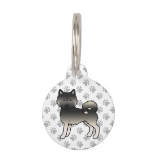 Médaillon Pour Animaux Malamute d'Alaska Agouti Chien de Dessin Animé Mig