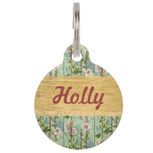 Médaillon Pour Animaux Mallow doux et nom/adresse de l'animal