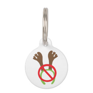 Médaillon Pour Animaux Manifestation Non à la nouveauté Antlers