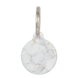 Médaillon Pour Animaux Marbre Pastel Pierre Parties scintillant Texture A