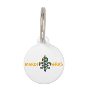 Médaillon Pour Animaux Mardi Gras