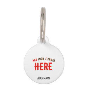 MÉDAILLON POUR ANIMAUX MARQUE BLANCHE VERIFIEE PERSONNALISABLE MODERNE ET