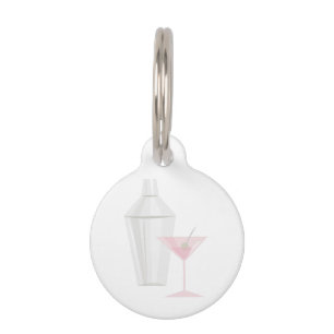 Médaillon Pour Animaux Martini Shaker