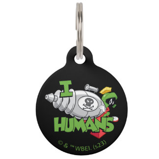 Médaillon Pour Animaux MARVIN THE MARTIAN™ I Laser Humains