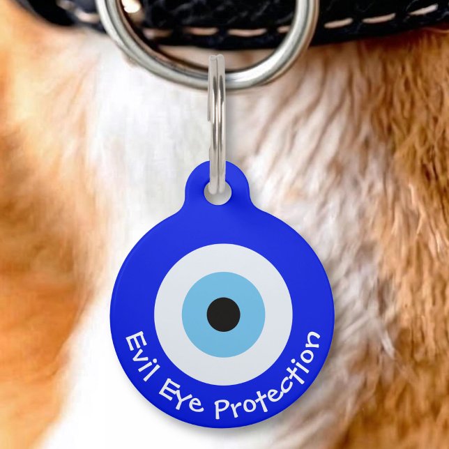 Médaillon Pour Animaux Mauvais œil grec (Créateur téléchargé)