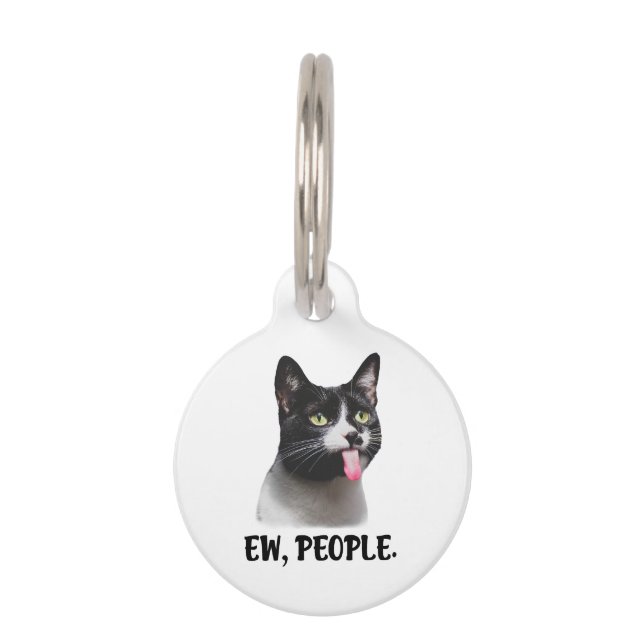 Médaillon Pour Animaux Meme de chat mignon Ew People (Devant)