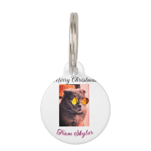 Médaillon Pour Animaux Merveilleux chien de chat de Noël animal de compag