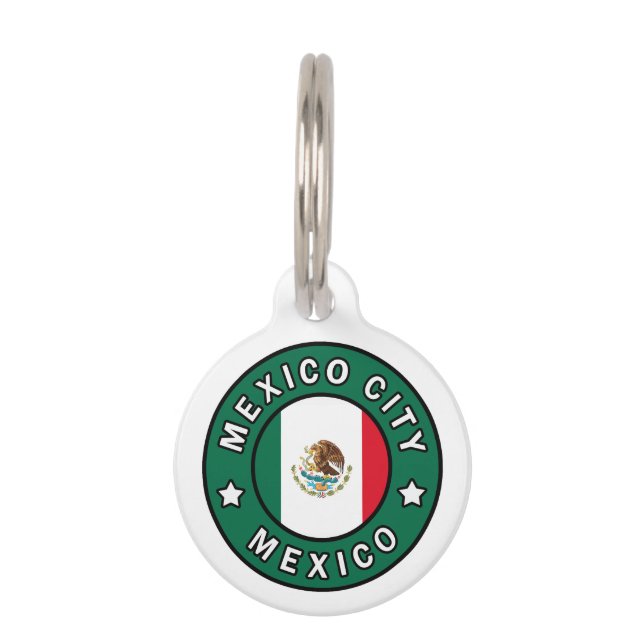 Médaillon Pour Animaux Mexico City Mexico (Devant)