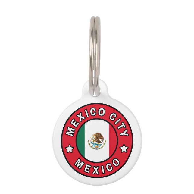 Médaillon Pour Animaux Mexico City Mexico (Devant)