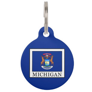 Médaillon Pour Animaux Michigan