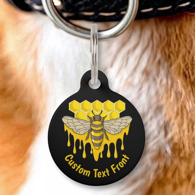 Médaillon Pour Animaux Miel de ruche d'abeilles (Créateur téléchargé)