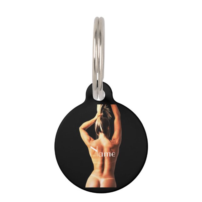 Médaillon Pour Animaux Modèle de fitness Tanlines Thunder_Cove (Devant)