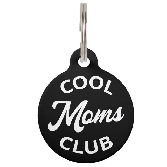 Médaillon Pour Animaux Moms Club cool I (Devant)