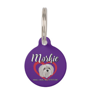 Médaillon Pour Animaux Morkie - Petit chien, grande attitude - 3