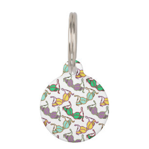 Médaillon Pour Animaux Motif Bra multicolore