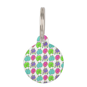 Médaillon Pour Animaux Motif de boutons de hamster coloré