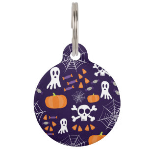 Médaillon Pour Animaux Motif d'Halloween amusant