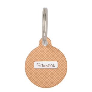 Médaillon Pour Animaux Motif Diamant classique