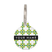 Motif feuille, Feuilles verts, votre nom