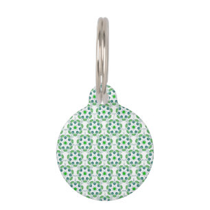 Médaillon Pour Animaux Motif Feuille, Motif De Feuilles, Feuilles Verts
